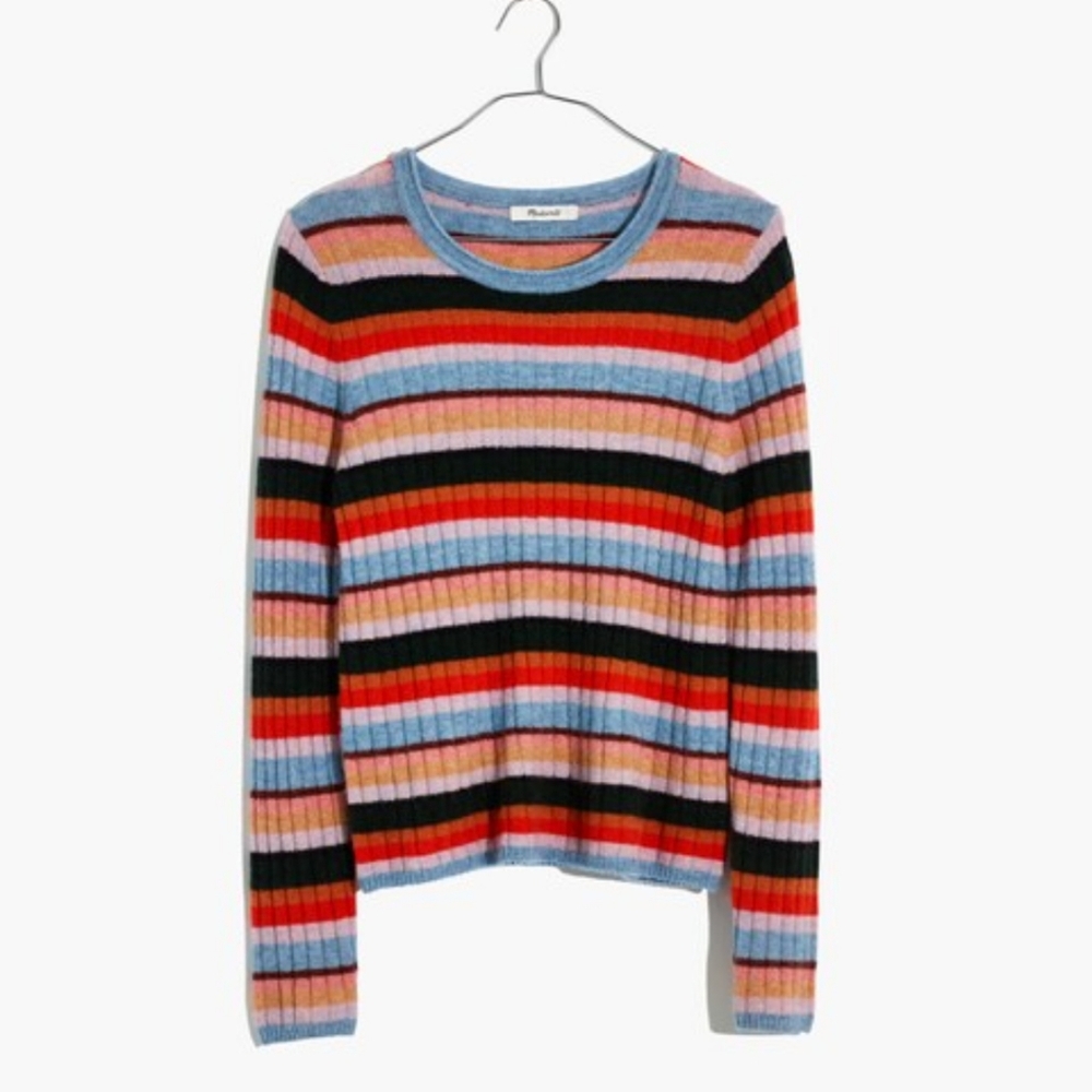 Colette Sweater in Multi-Stripe